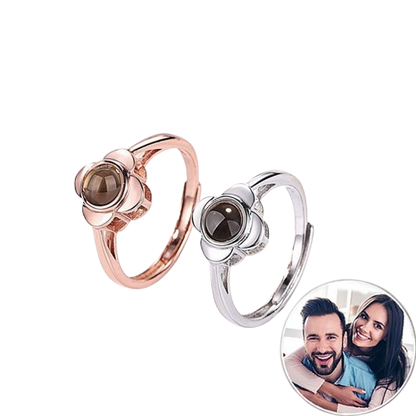 Adjustable Photo Projection Ring — Custom Gift