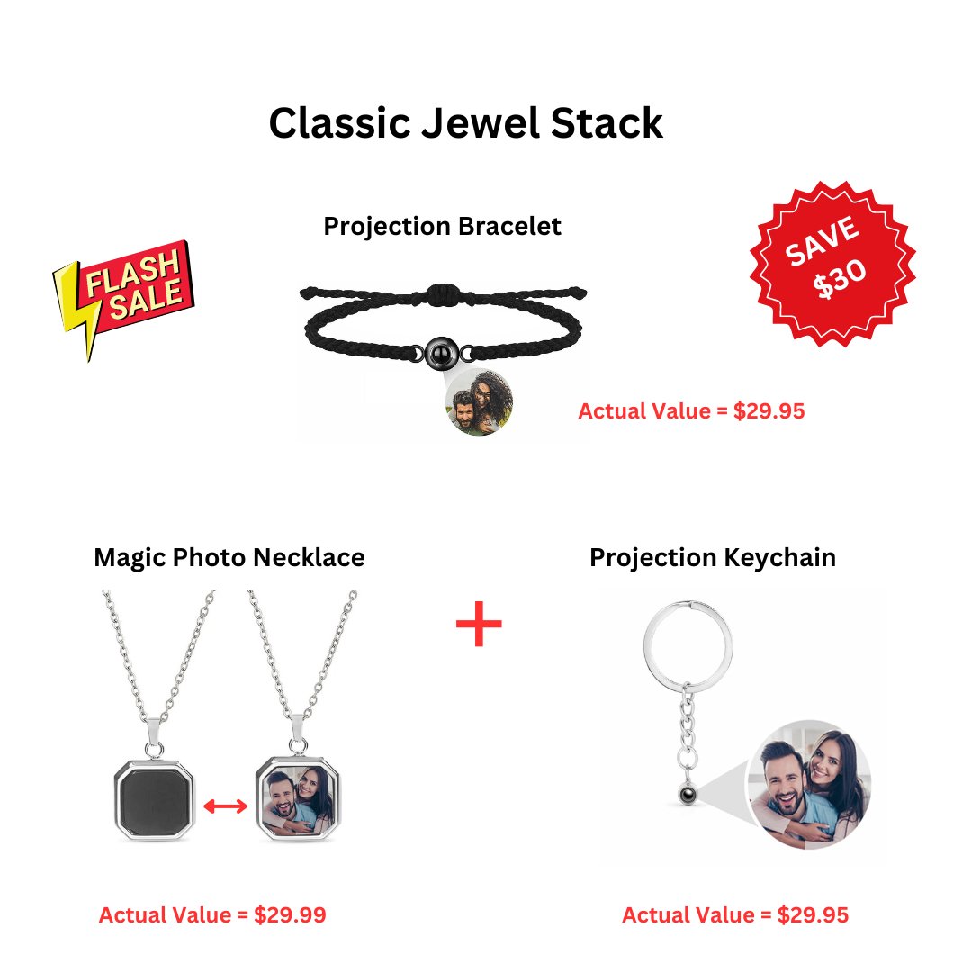 Classic Jewel Stack (3 in 1 Bundle) - Dazzle Wears