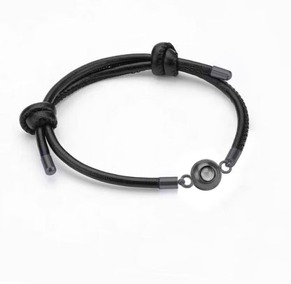 Leather Photo Projection Bracelet — Custom Gift