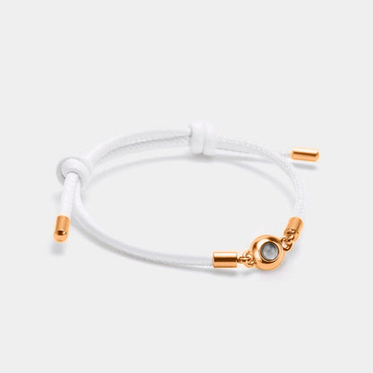 Leather Photo Projection Bracelet — Custom Gift