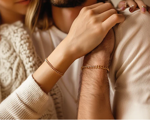 Permanent bracelet kit for couples — unique permanent friendship bracelet gift for women and men