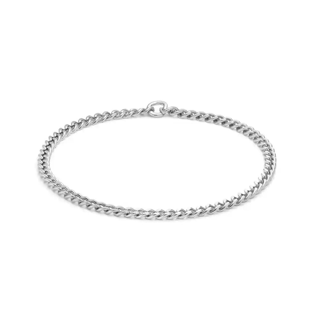 Permanent bracelet kit in silver — permanent couple keepsake sealed at home for best friends and couples