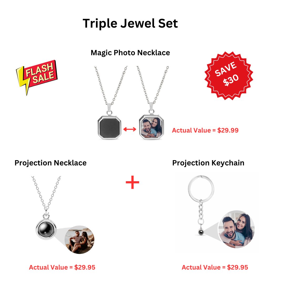 Triple Jewel Set (3 in 1 Bundle) - Dazzle Wears